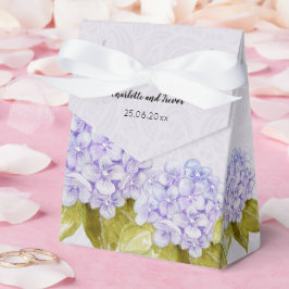 Caixinha De Lembrancinhas Lilac Hidrangea Pintada manualmente