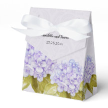 Lilac Hidrangea Pintada manualmente