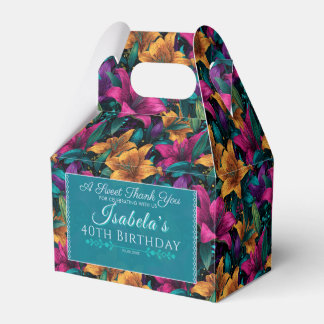 Caixinha De Lembrancinhas Lilases Charme Personalizáveis Festa de Aniversári