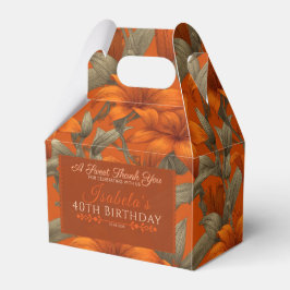 Caixinha De Lembrancinhas Lilases Customizados Chic Floral Abertos Aniversár
