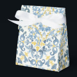 Caixinha De Lembrancinhas Limão Azulejo Azul Italiano<br><div class="desc">Azulejo azul italiano Lemon Mediterrânica,  casamento de verão,  limões,  floradas de limão,  citrinos,  marinho azul e amarelo,  Azulejo azul italiano Lemon Wedding,  que é amore,  amalfi costa,  positano</div>