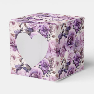 Caixinha De Lembrancinhas Lindas flores roxas