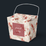 Caixinha De Lembrancinhas Lindo Floral Branco Vermelho<br><div class="desc">Lindo Floral Branco Vermelho Casamento</div>