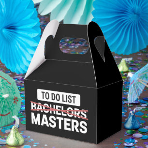 Caixinha De Lembrancinhas Lista de Tarefas Bacharelado Mestrado Faculdade No