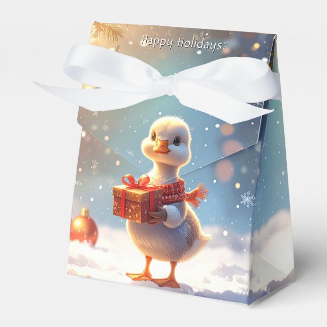Caixinha De Lembrancinhas Little Duck Holiday Gift Box (Frente)