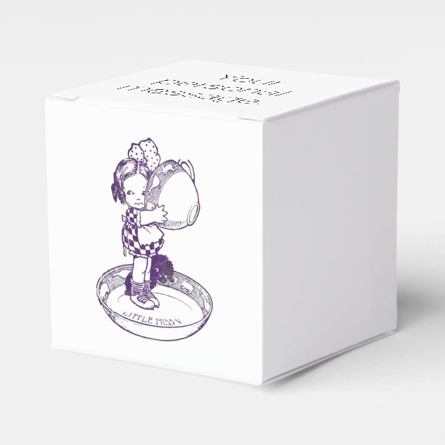 Caixinha De Lembrancinhas Little Missy Teacup & Saucer (Frente)