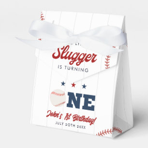Caixinha De Lembrancinhas Little Slugger Beisebol 1º Aniversário