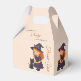 Caixinha De Lembrancinhas Little Witch & Cat | Halloween Girl Baby Shower