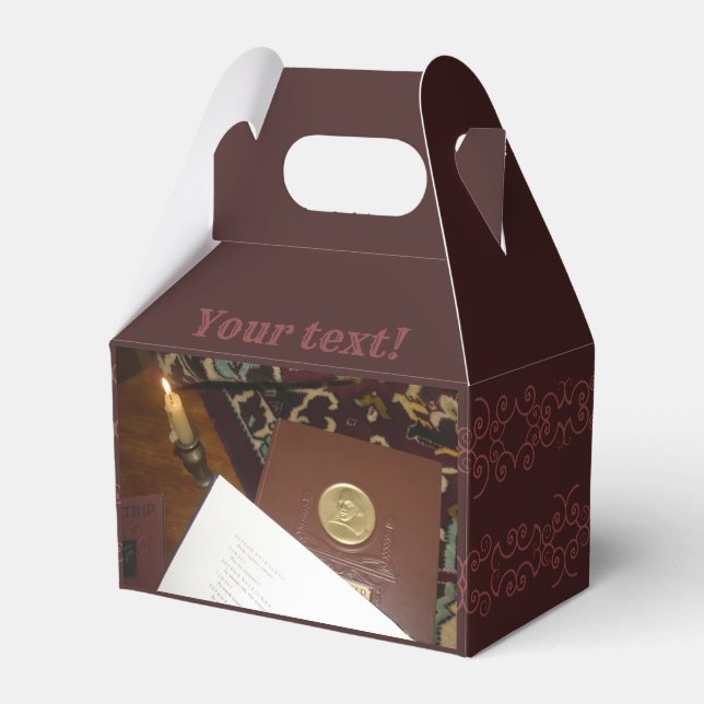 Caixinha De Lembrancinhas Livros do século passado (Frente)