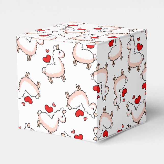 Caixinha De Lembrancinhas Llama Madness (Frente)