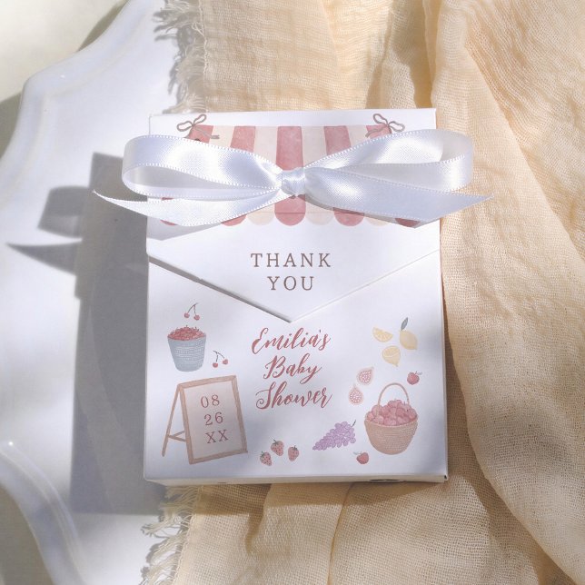 Caixinha De Lembrancinhas Locally Grown Baby Baby Shower Thank You (Criador carregado)