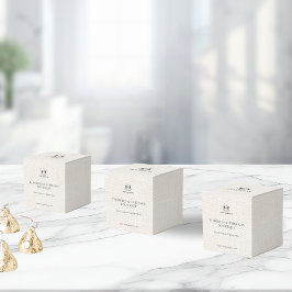 Caixinha De Lembrancinhas Logotipo comercial elegante Obrigado de evento QR