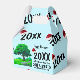 Caixinha De Lembrancinhas Logotipo de carvalho personalizado Árvore Podada F