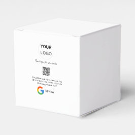Caixinha De Lembrancinhas logotipo de revisão de negócios do Google Scan QR