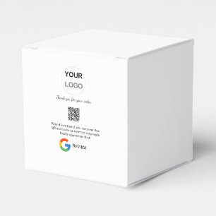Caixinha De Lembrancinhas logotipo de revisão de negócios do Google Scan QR 