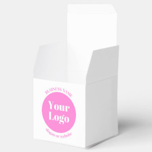 Caixinha De Lembrancinhas Logotipo de sua empresa e Modelo de texto editável