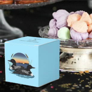 Caixinha De Lembrancinhas Loons Sunset Blue
