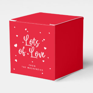 Caixinha De Lembrancinhas Lotes de Cores Personalizadas Muitos Amores + Cora