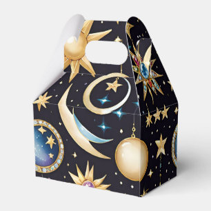 Caixinha De Lembrancinhas Lua e Estrelas Gable Celestial