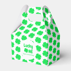 Caixinha De Lembrancinhas Lucky Um primeiro aniversario