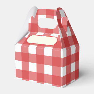 Caixinha De Lembrancinhas Lunch Box Vichy rouge