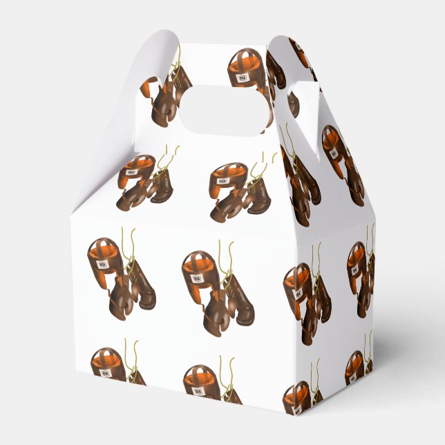 Caixinha De Lembrancinhas Luvas e capacete para "in a box" (Verso)