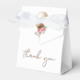 Caixinha De Lembrancinhas Luxury Balloon Glitter Party Obrigado