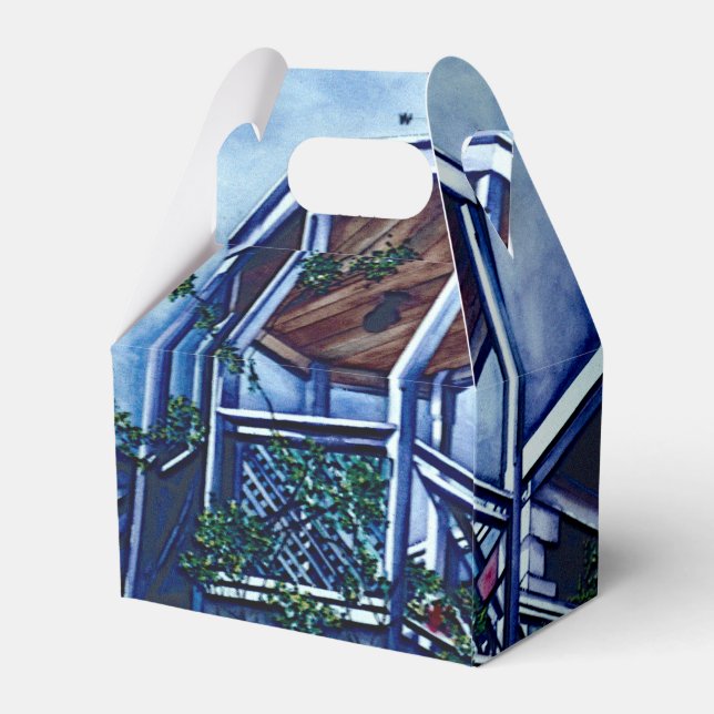 Caixinha De Lembrancinhas Luz da manhã, Ilha Harbor, Bahamas (Verso)