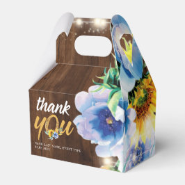 Caixinha De Lembrancinhas Luzes Florais De Cowgirl Russas Personalizadas