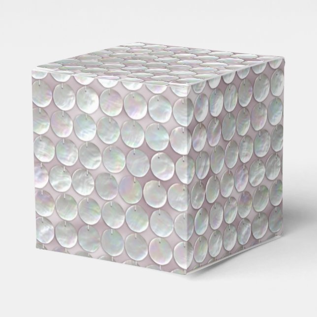 Caixinha De Lembrancinhas Mãe Rosa De Sequências De Pérolas (Frente)