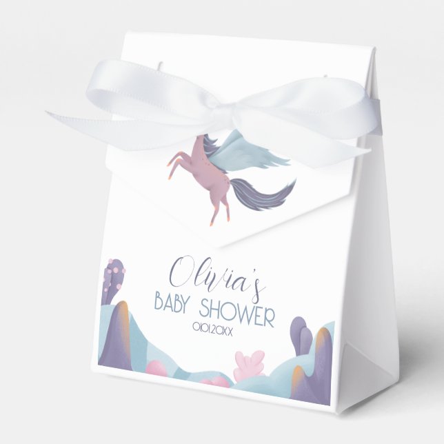 Caixinha De Lembrancinhas Magic Pegasus em Wonderland (Frente)