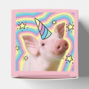 Caixinha De Lembrancinhas Magical Piglet Unicorn