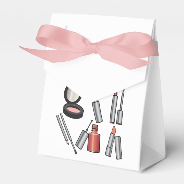 Caixinha De Lembrancinhas Makeup Party Goody Bag (Frente)