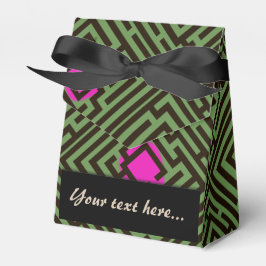 Caixinha De Lembrancinhas Manipular Padrão com Texto Personalizado de Pontos