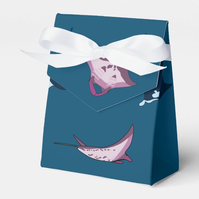 Caixinha De Lembrancinhas Manta Rays (Frente)