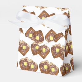 Caixinha De Lembrancinhas Manteiga de torrada francesa e Comida de café da m