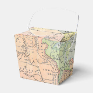 Caixinha De Lembrancinhas Mapa do vintage