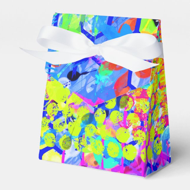 Caixinha De Lembrancinhas Mar de grafite (Frente)