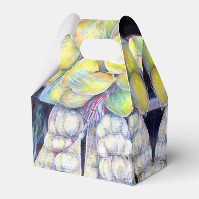 Caixinha De Lembrancinhas Maravilhas dos mercados úmidos, Singapura (Frente)