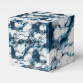 Caixinha De Lembrancinhas Marble Azul