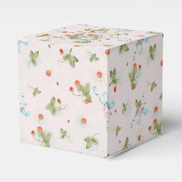 Caixinha De Lembrancinhas Marie Antoinette Petite Strawberry Pink Box