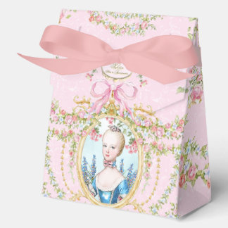Caixinha De Lembrancinhas Marie Antoinette pink rose frame