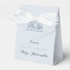 Caixinha De Lembrancinhas Marie Antoinette Wedding Rococo Dusty Blue