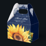 Caixinha De Lembrancinhas Marinho Azul Burlap String Luzes Sunflower Obrigad<br><div class="desc">Caixa de favoritos de marinho azul personalizado com textura de burlap e flores de girassol com luzes de cordas.</div>