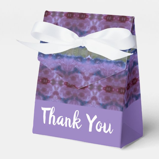Caixinha De Lembrancinhas Marinho Azul e Roxo (Frente)