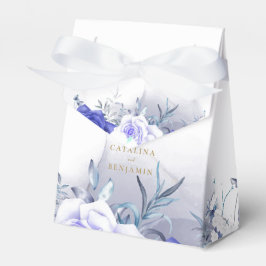 Caixinha De Lembrancinhas Marinho Azul Roxo, Dourado, Casamento