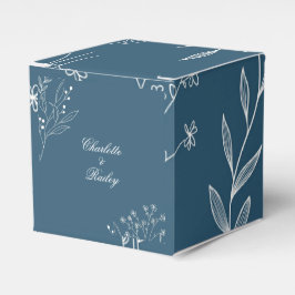 Caixinha De Lembrancinhas Marinho Corner Floral Boho Wedding