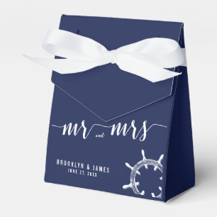 Caixinha De Lembrancinhas Marinho Náutico Blue Weding Boxes Tent