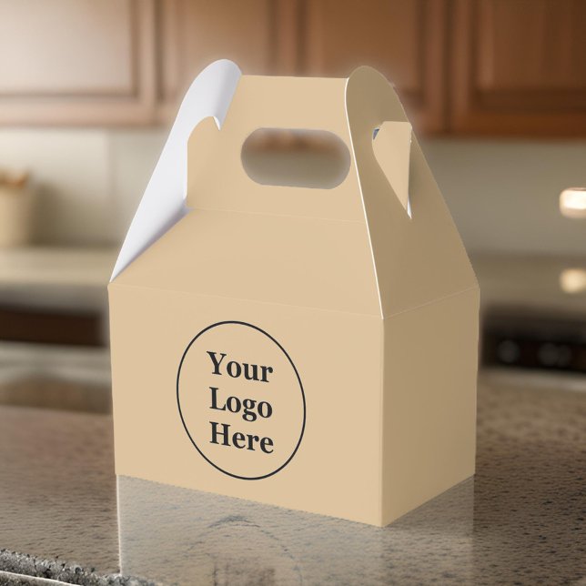 Caixinha De Lembrancinhas Marrom elegante simples (Criador carregado)