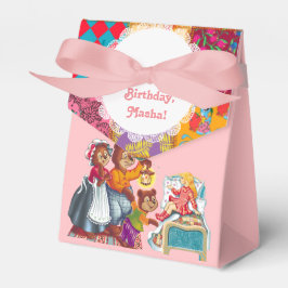 Caixinha De Lembrancinhas Masha e 3 ursos